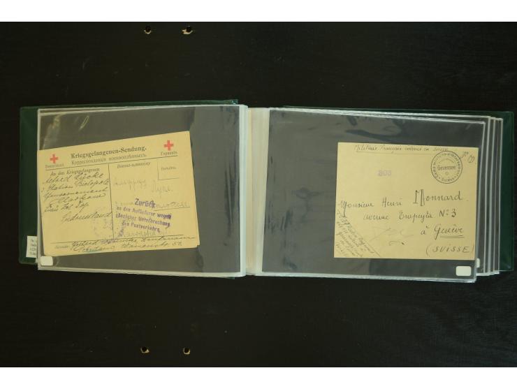  ROTES KREUZ: 1872/1990, umfangreicher Bestand mit einigen hundert Briefen, dabei viel Feldpost- und KGF-Belege, Sonder- und 