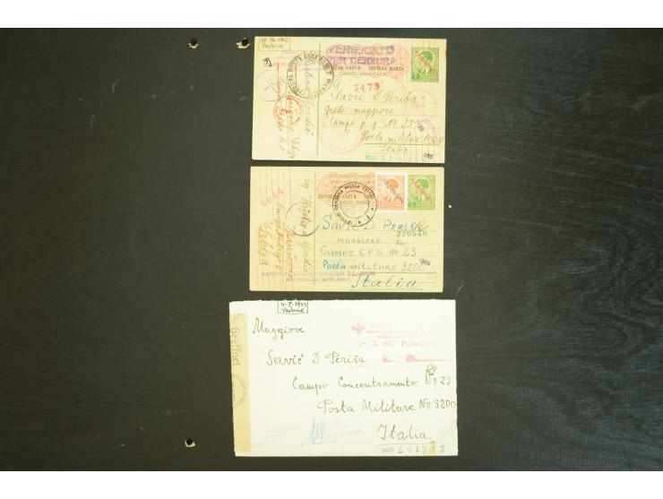  ROTES KREUZ: 1872/1990, umfangreicher Bestand mit einigen hundert Briefen, dabei viel Feldpost- und KGF-Belege, Sonder- und 