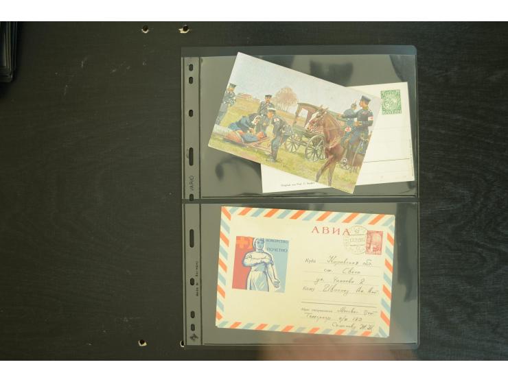  ROTES KREUZ: 1872/1990, umfangreicher Bestand mit einigen hundert Briefen, dabei viel Feldpost- und KGF-Belege, Sonder- und 