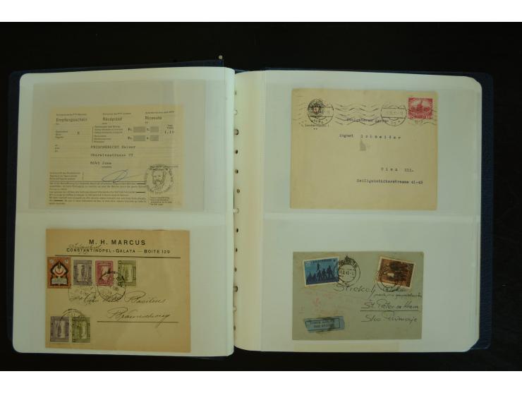  ROTES KREUZ: 1872/1990, umfangreicher Bestand mit einigen hundert Briefen, dabei viel Feldpost- und KGF-Belege, Sonder- und 