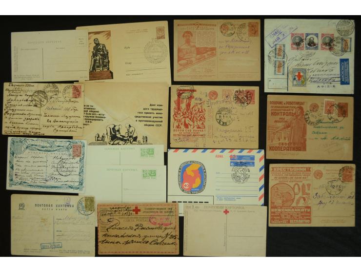  ROTES KREUZ: 1872/1990, umfangreicher Bestand mit einigen hundert Briefen, dabei viel Feldpost- und KGF-Belege, Sonder- und 