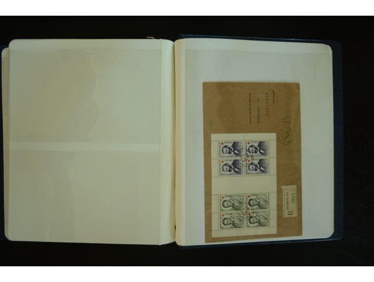  ROTES KREUZ: 1872/1990, umfangreicher Bestand mit einigen hundert Briefen, dabei viel Feldpost- und KGF-Belege, Sonder- und 