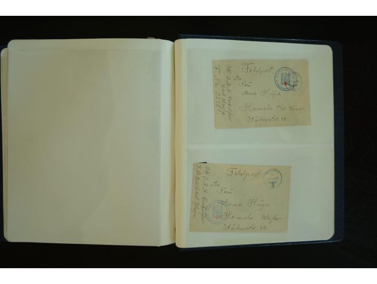  ROTES KREUZ: 1872/1990, umfangreicher Bestand mit einigen hundert Briefen, dabei viel Feldpost- und KGF-Belege, Sonder- und 