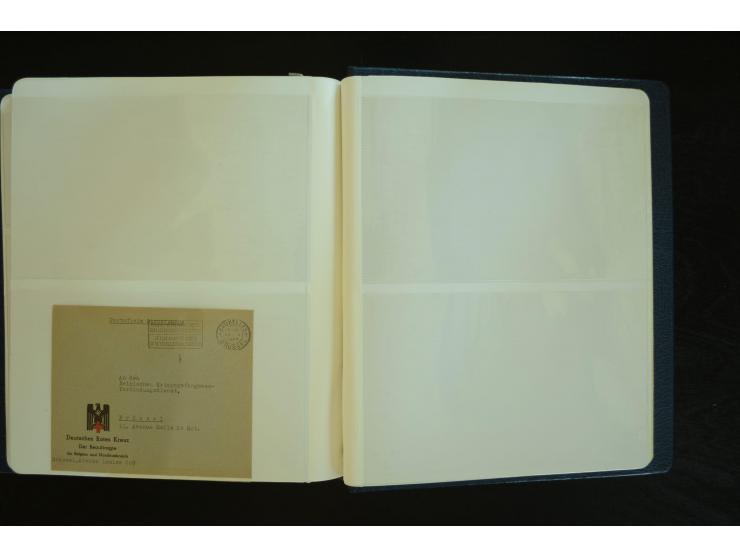  ROTES KREUZ: 1872/1990, umfangreicher Bestand mit einigen hundert Briefen, dabei viel Feldpost- und KGF-Belege, Sonder- und 