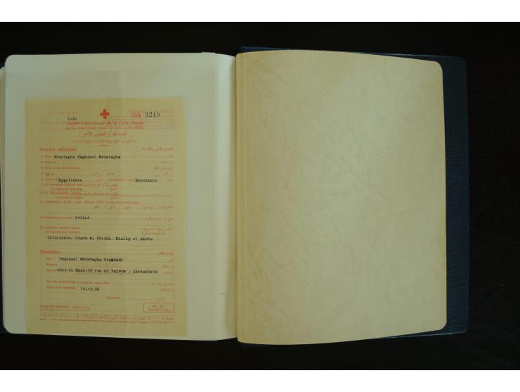  ROTES KREUZ: 1872/1990, umfangreicher Bestand mit einigen hundert Briefen, dabei viel Feldpost- und KGF-Belege, Sonder- und 