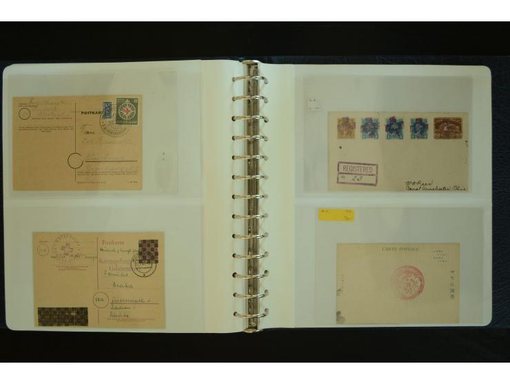  ROTES KREUZ: 1872/1990, umfangreicher Bestand mit einigen hundert Briefen, dabei viel Feldpost- und KGF-Belege, Sonder- und 