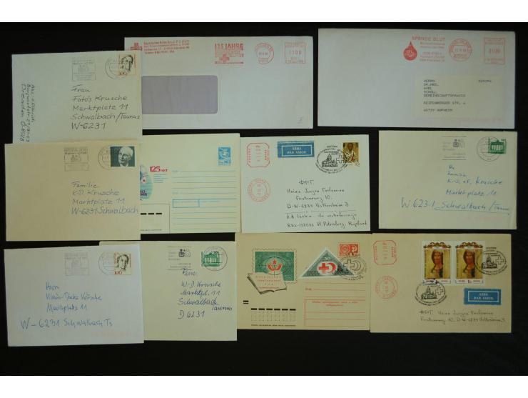  ROTES KREUZ: 1872/1990, umfangreicher Bestand mit einigen hundert Briefen, dabei viel Feldpost- und KGF-Belege, Sonder- und 