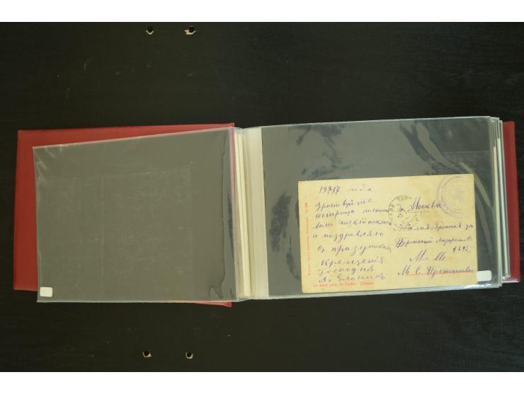  ROTES KREUZ: 1872/1990, umfangreicher Bestand mit einigen hundert Briefen, dabei viel Feldpost- und KGF-Belege, Sonder- und 