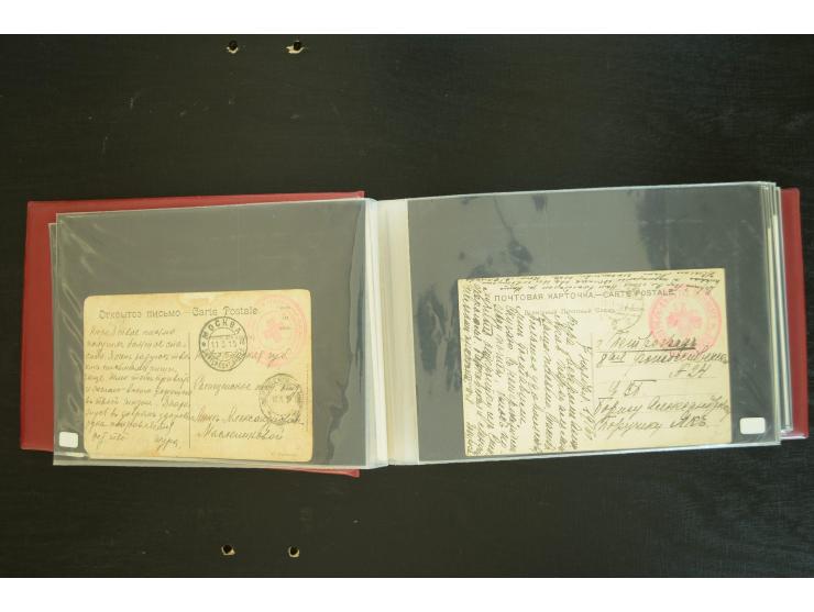  ROTES KREUZ: 1872/1990, umfangreicher Bestand mit einigen hundert Briefen, dabei viel Feldpost- und KGF-Belege, Sonder- und 
