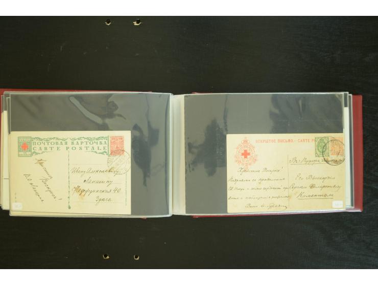  ROTES KREUZ: 1872/1990, umfangreicher Bestand mit einigen hundert Briefen, dabei viel Feldpost- und KGF-Belege, Sonder- und 
