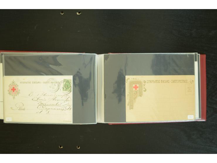  ROTES KREUZ: 1872/1990, umfangreicher Bestand mit einigen hundert Briefen, dabei viel Feldpost- und KGF-Belege, Sonder- und 