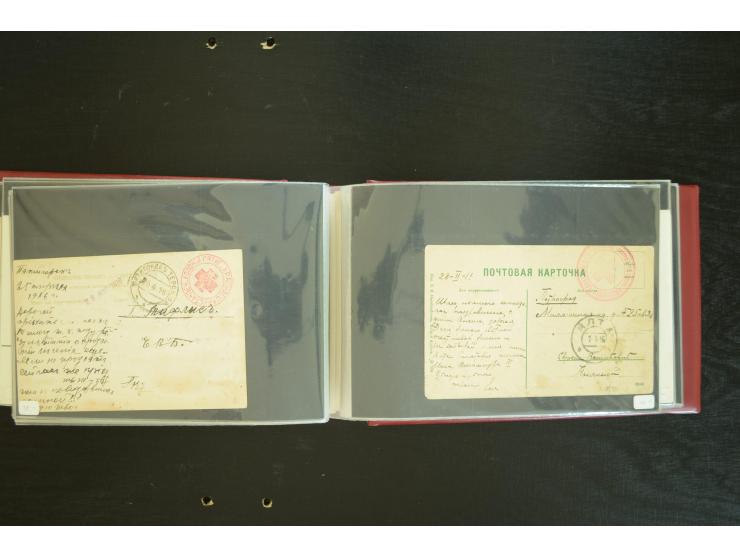  ROTES KREUZ: 1872/1990, umfangreicher Bestand mit einigen hundert Briefen, dabei viel Feldpost- und KGF-Belege, Sonder- und 