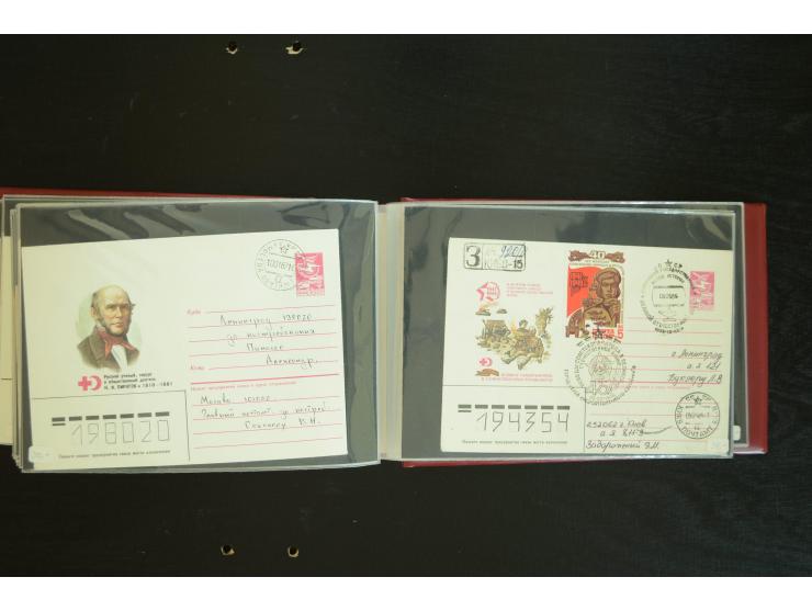  ROTES KREUZ: 1872/1990, umfangreicher Bestand mit einigen hundert Briefen, dabei viel Feldpost- und KGF-Belege, Sonder- und 