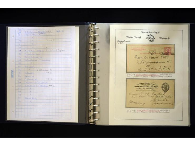 UPU: 1904/70, sehr schöne und umfangreiche Sammlung, dabei viele gute Werte und Ausgaben wie z.B. Deutsches Reich Geschenkhef