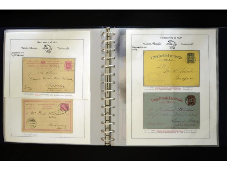 UPU: 1904/70, sehr schöne und umfangreiche Sammlung, dabei viele gute Werte und Ausgaben wie z.B. Deutsches Reich Geschenkhef