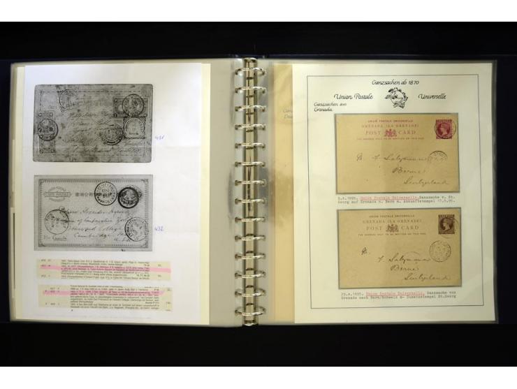 UPU: 1904/70, sehr schöne und umfangreiche Sammlung, dabei viele gute Werte und Ausgaben wie z.B. Deutsches Reich Geschenkhef