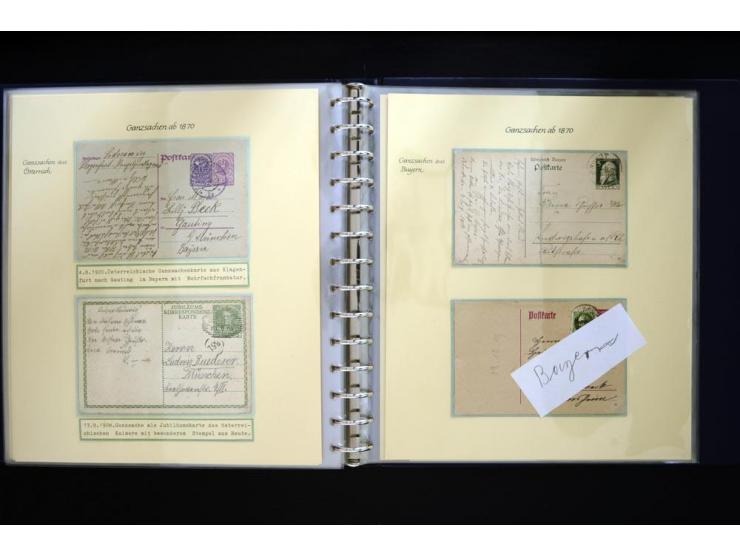 UPU: 1904/70, sehr schöne und umfangreiche Sammlung, dabei viele gute Werte und Ausgaben wie z.B. Deutsches Reich Geschenkhef