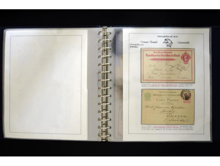 UPU: 1904/70, sehr schöne und umfangreiche Sammlung, dabei viele gute Werte und Ausgaben wie z.B. Deutsches Reich Geschenkhef
