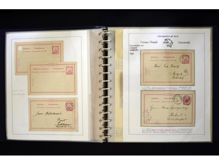 UPU: 1904/70, sehr schöne und umfangreiche Sammlung, dabei viele gute Werte und Ausgaben wie z.B. Deutsches Reich Geschenkhef