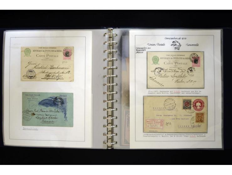 UPU: 1904/70, sehr schöne und umfangreiche Sammlung, dabei viele gute Werte und Ausgaben wie z.B. Deutsches Reich Geschenkhef