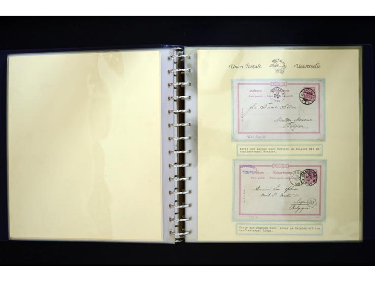 UPU: 1904/70, sehr schöne und umfangreiche Sammlung, dabei viele gute Werte und Ausgaben wie z.B. Deutsches Reich Geschenkhef