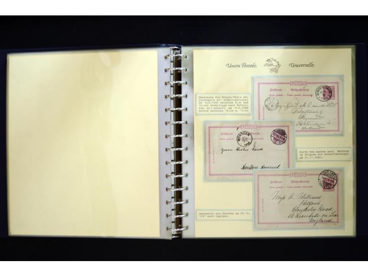 UPU: 1904/70, sehr schöne und umfangreiche Sammlung, dabei viele gute Werte und Ausgaben wie z.B. Deutsches Reich Geschenkhef