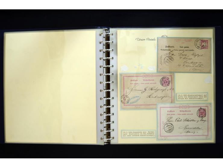 UPU: 1904/70, sehr schöne und umfangreiche Sammlung, dabei viele gute Werte und Ausgaben wie z.B. Deutsches Reich Geschenkhef