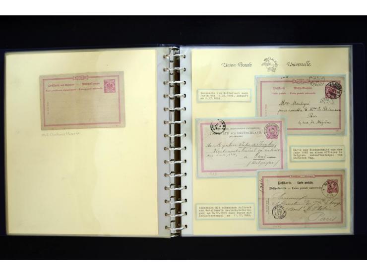 UPU: 1904/70, sehr schöne und umfangreiche Sammlung, dabei viele gute Werte und Ausgaben wie z.B. Deutsches Reich Geschenkhef