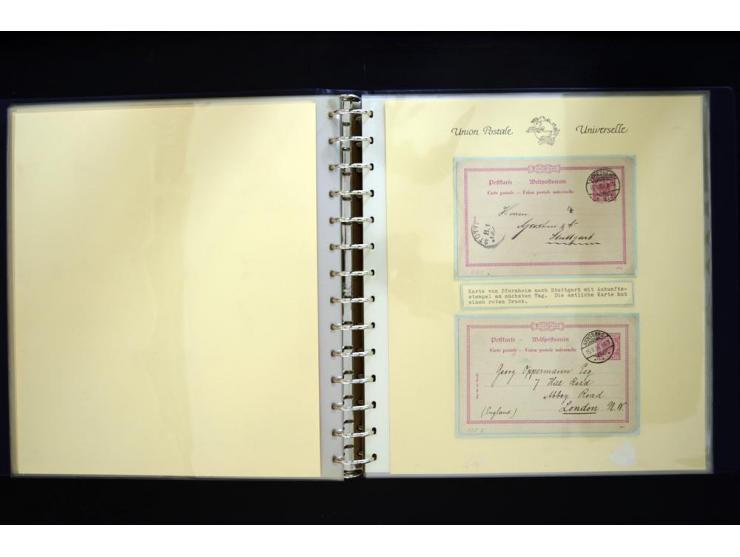 UPU: 1904/70, sehr schöne und umfangreiche Sammlung, dabei viele gute Werte und Ausgaben wie z.B. Deutsches Reich Geschenkhef
