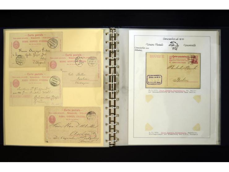 UPU: 1904/70, sehr schöne und umfangreiche Sammlung, dabei viele gute Werte und Ausgaben wie z.B. Deutsches Reich Geschenkhef