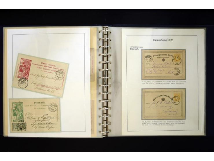 UPU: 1904/70, sehr schöne und umfangreiche Sammlung, dabei viele gute Werte und Ausgaben wie z.B. Deutsches Reich Geschenkhef