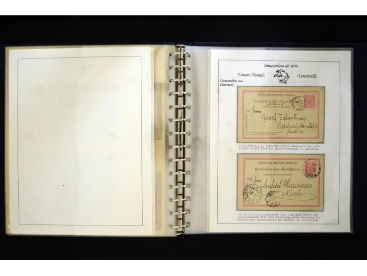 UPU: 1904/70, sehr schöne und umfangreiche Sammlung, dabei viele gute Werte und Ausgaben wie z.B. Deutsches Reich Geschenkhef