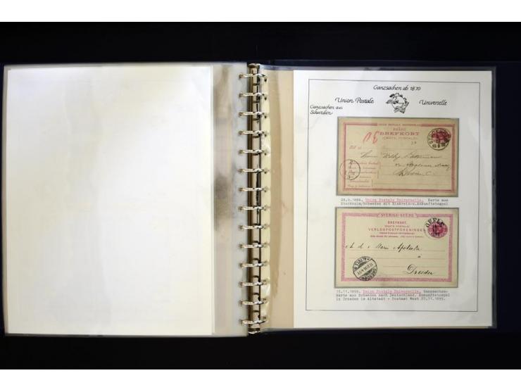 UPU: 1904/70, sehr schöne und umfangreiche Sammlung, dabei viele gute Werte und Ausgaben wie z.B. Deutsches Reich Geschenkhef