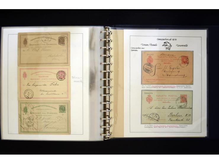 UPU: 1904/70, sehr schöne und umfangreiche Sammlung, dabei viele gute Werte und Ausgaben wie z.B. Deutsches Reich Geschenkhef