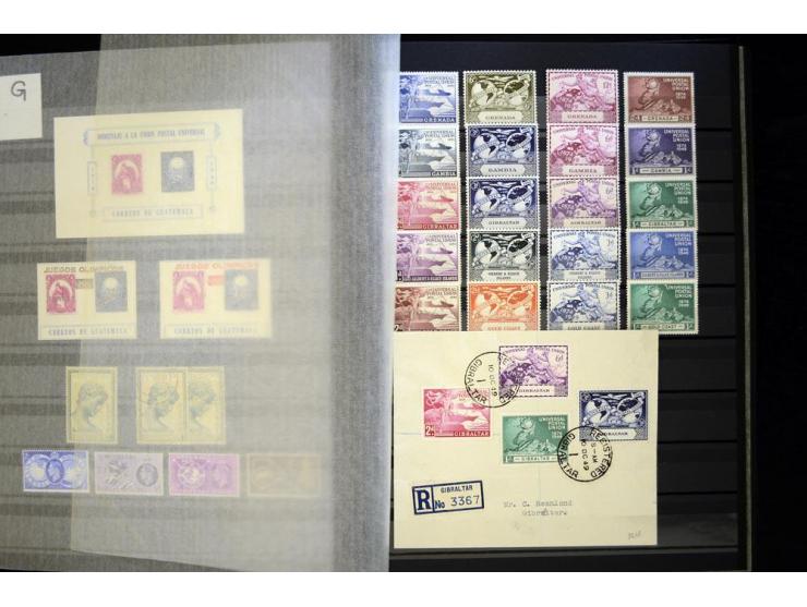 UPU: 1904/70, sehr schöne und umfangreiche Sammlung, dabei viele gute Werte und Ausgaben wie z.B. Deutsches Reich Geschenkhef