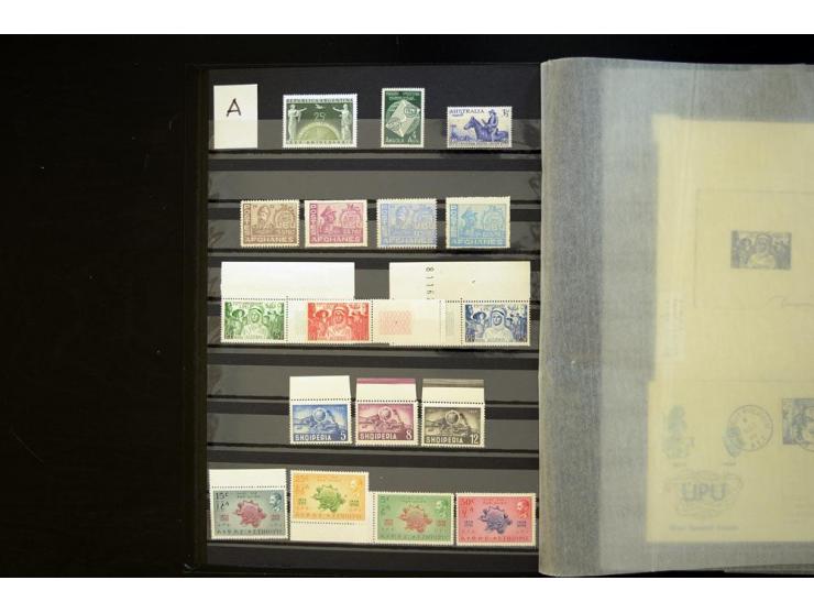 UPU: 1904/70, sehr schöne und umfangreiche Sammlung, dabei viele gute Werte und Ausgaben wie z.B. Deutsches Reich Geschenkhef