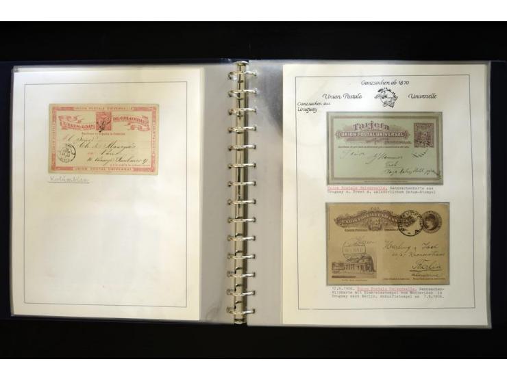 UPU: 1904/70, sehr schöne und umfangreiche Sammlung, dabei viele gute Werte und Ausgaben wie z.B. Deutsches Reich Geschenkhef