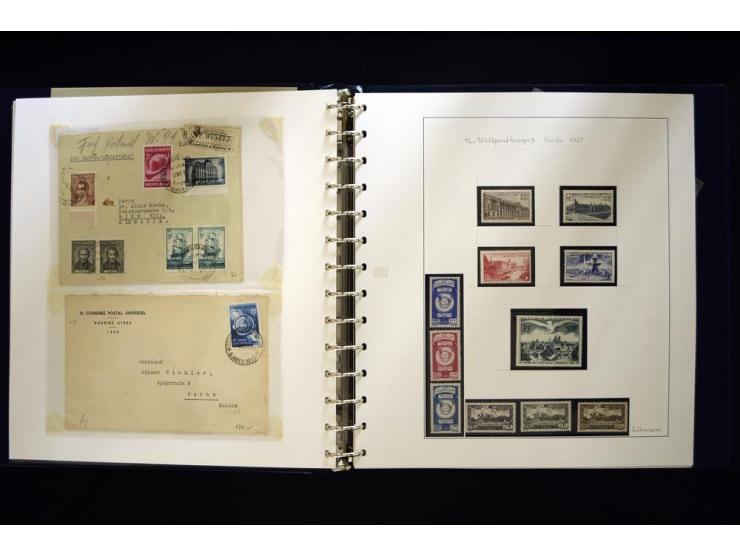 UPU: 1904/70, sehr schöne und umfangreiche Sammlung, dabei viele gute Werte und Ausgaben wie z.B. Deutsches Reich Geschenkhef