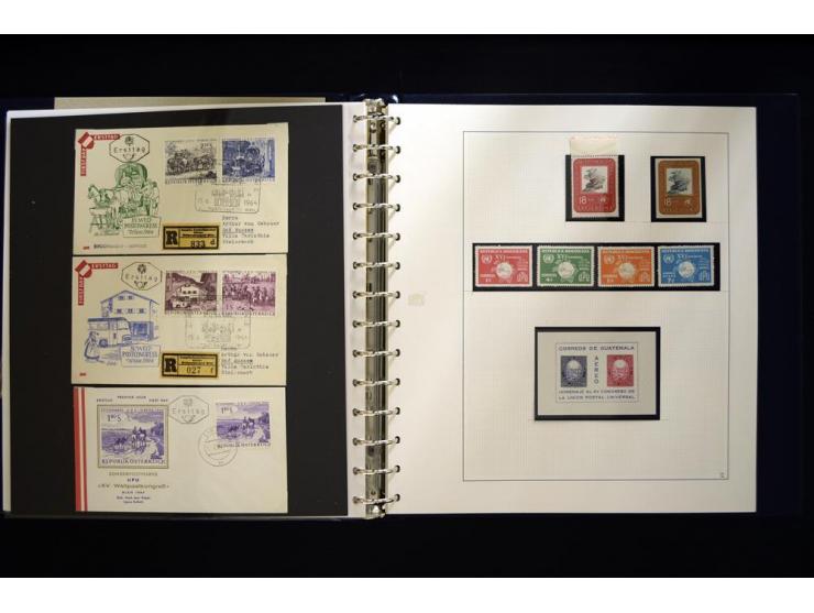 UPU: 1904/70, sehr schöne und umfangreiche Sammlung, dabei viele gute Werte und Ausgaben wie z.B. Deutsches Reich Geschenkhef