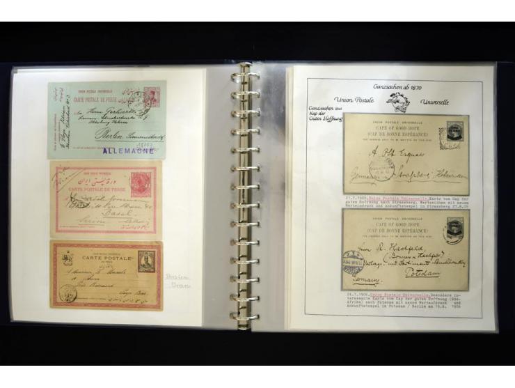 UPU: 1904/70, sehr schöne und umfangreiche Sammlung, dabei viele gute Werte und Ausgaben wie z.B. Deutsches Reich Geschenkhef