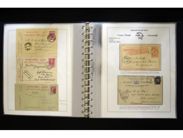 UPU: 1904/70, sehr schöne und umfangreiche Sammlung, dabei viele gute Werte und Ausgaben wie z.B. Deutsches Reich Geschenkhef