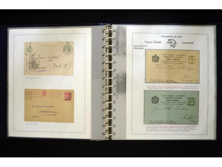 UPU: 1904/70, sehr schöne und umfangreiche Sammlung, dabei viele gute Werte und Ausgaben wie z.B. Deutsches Reich Geschenkhef
