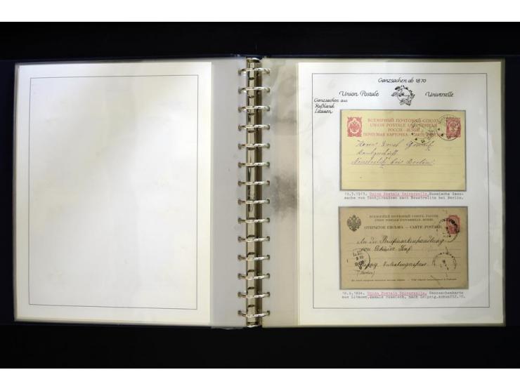 UPU: 1904/70, sehr schöne und umfangreiche Sammlung, dabei viele gute Werte und Ausgaben wie z.B. Deutsches Reich Geschenkhef