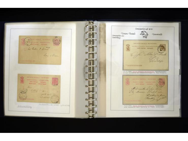 UPU: 1904/70, sehr schöne und umfangreiche Sammlung, dabei viele gute Werte und Ausgaben wie z.B. Deutsches Reich Geschenkhef