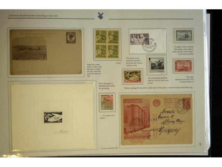 WINDMÜHLEN: 1804/1990, sehr interessante umfangreiche Ausstellungssammlung, mit Groß-Vermeil bei der UK National Exhibition a