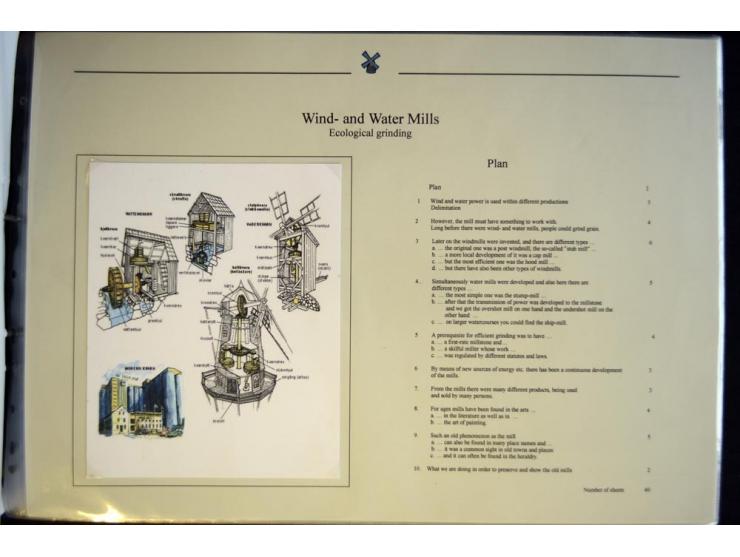 WINDMÜHLEN: 1804/1990, sehr interessante Partie von hunderten von Briefen, Ganzsachen, Bildganzsachen, Luftpost, Freistempler