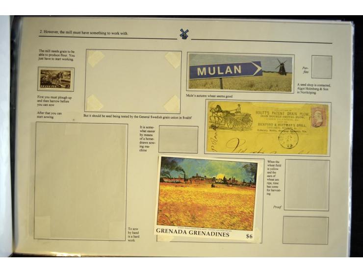 WINDMÜHLEN: 1804/1990, sehr interessante Partie von hunderten von Briefen, Ganzsachen, Bildganzsachen, Luftpost, Freistempler
