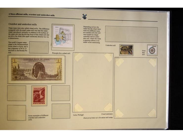 WINDMÜHLEN: 1804/1990, sehr interessante Partie von hunderten von Briefen, Ganzsachen, Bildganzsachen, Luftpost, Freistempler