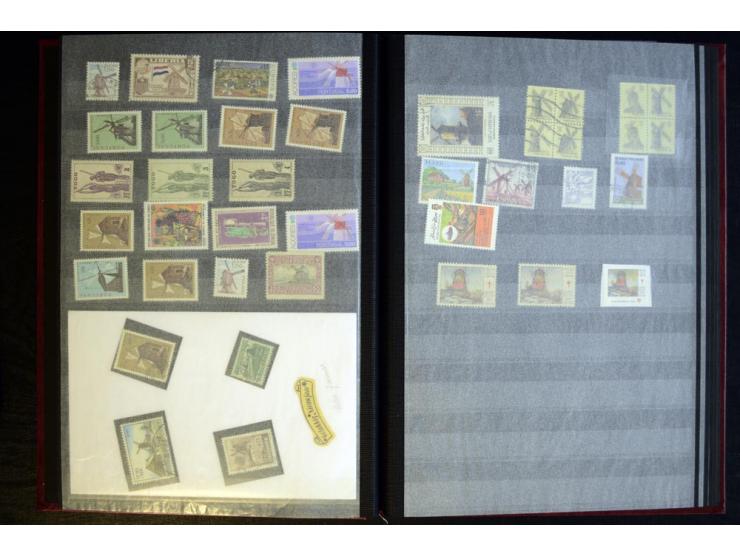 WINDMÜHLEN: 1804/1990, sehr interessante Partie von hunderten von Briefen, Ganzsachen, Bildganzsachen, Luftpost, Freistempler