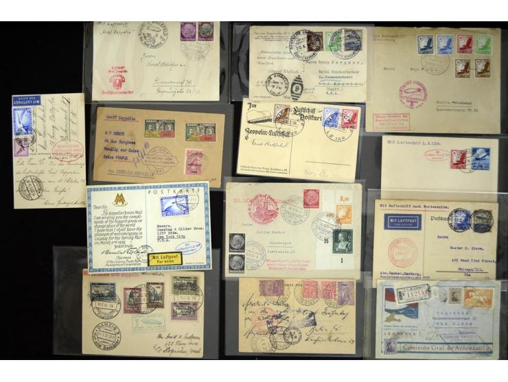 1920/1939, fast 190 Briefe und Karten mit einigen besseren Frankaturen, etwas Vertragstaatenpost, interessante Bordpost, Olym